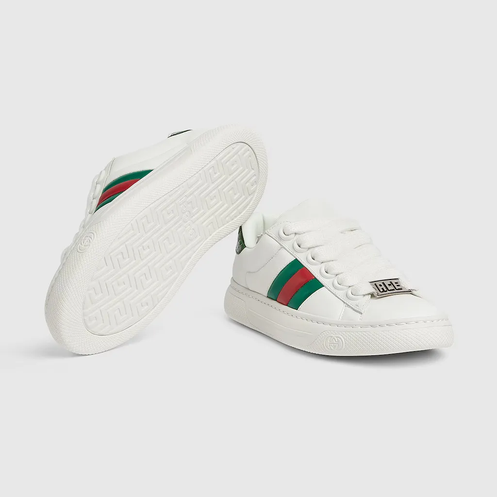 Gucci Ace Trainer With Web