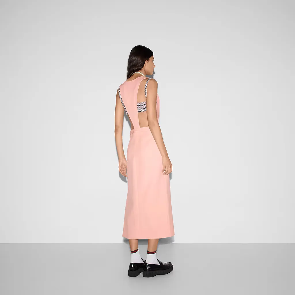 Wool Silk CrÊPe Dress