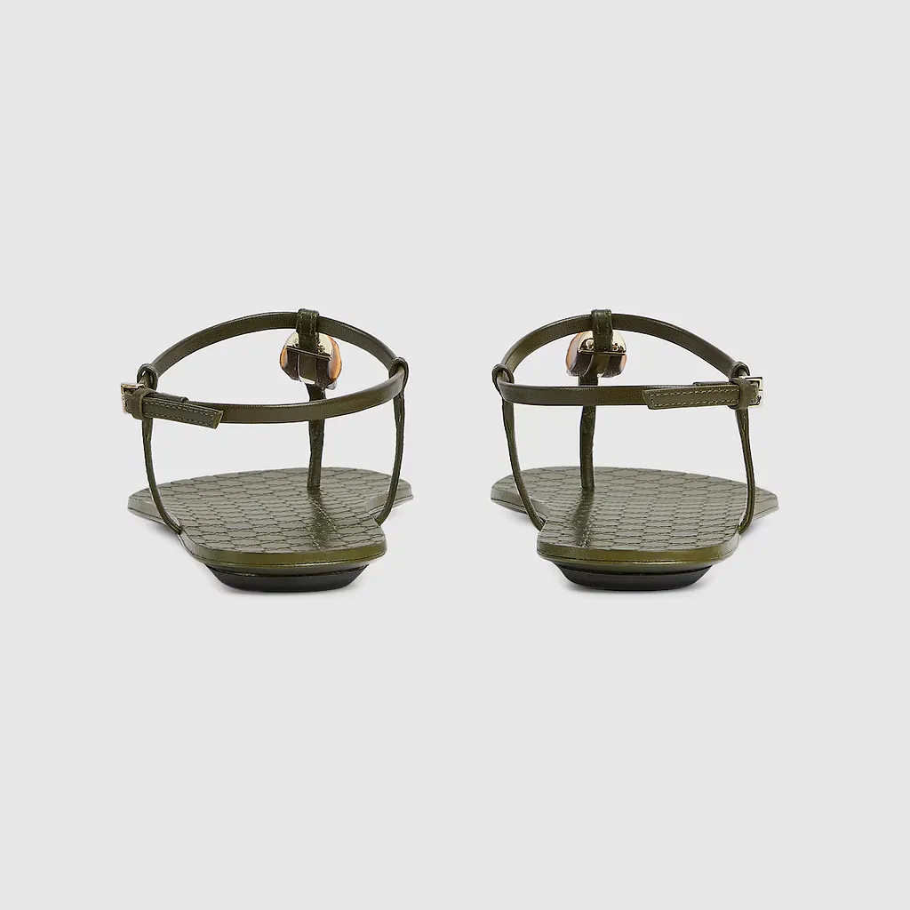 Thong Sandal With Bamboo