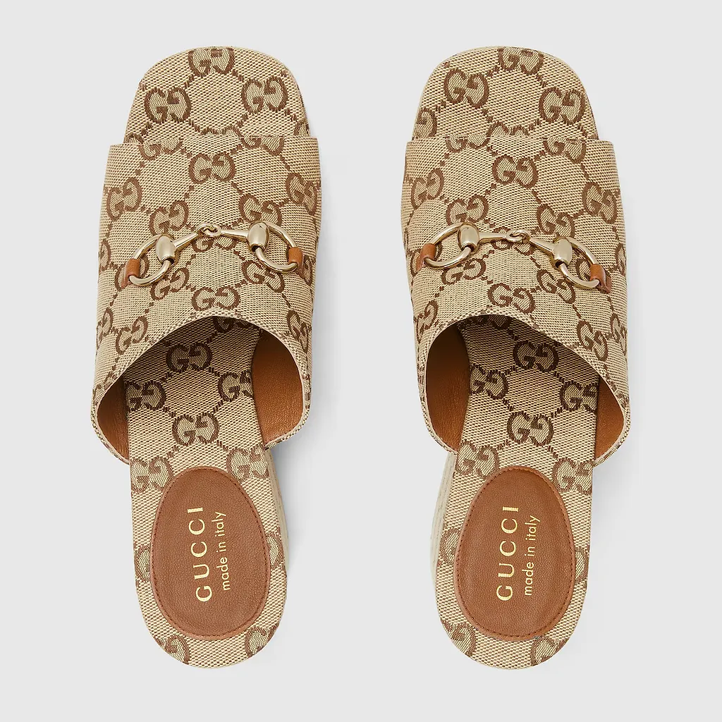 Wedge Sandal With Horsebit