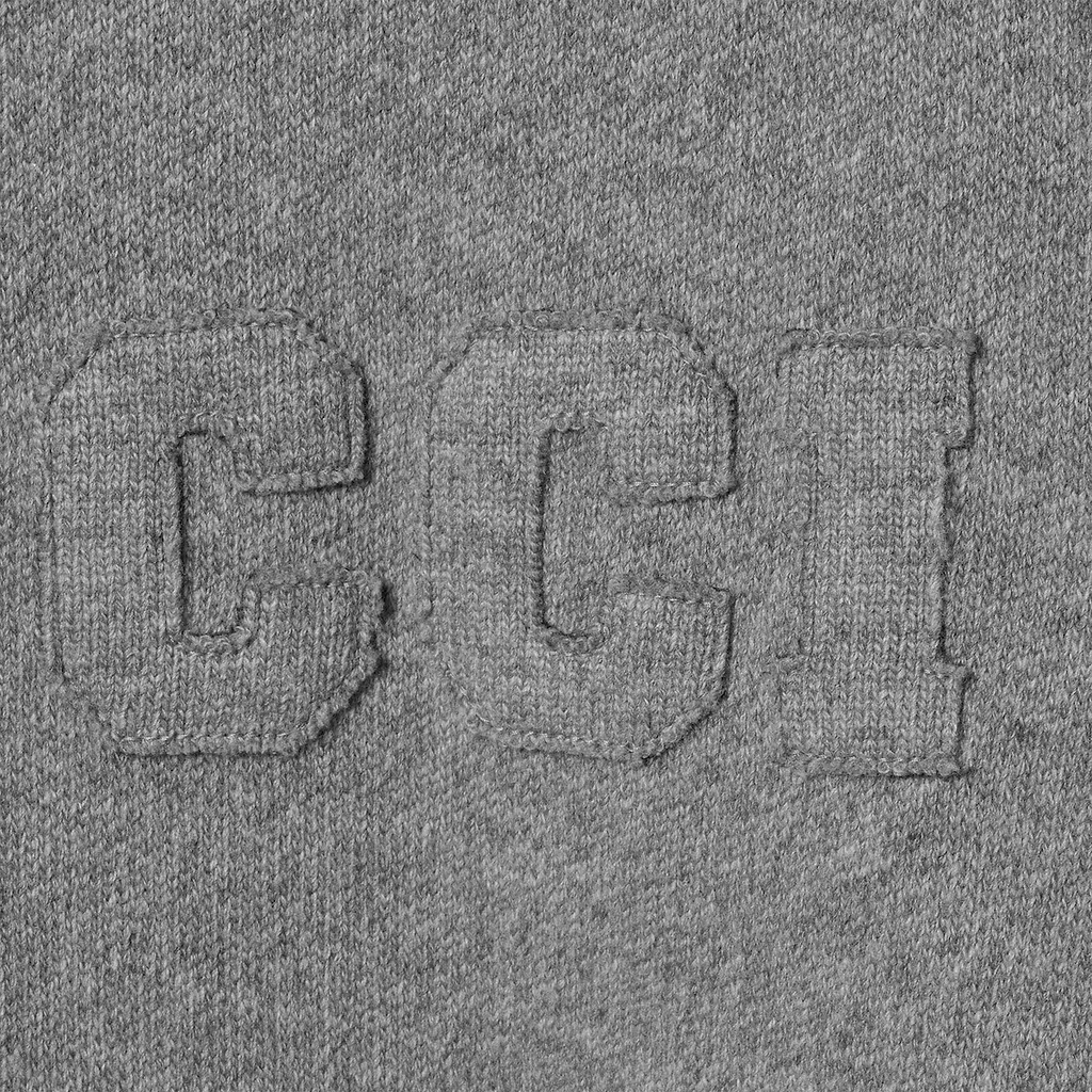 Embroidered Wool Knit Sweater