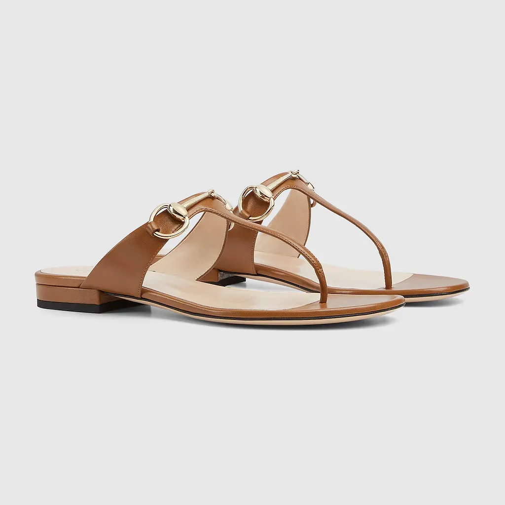 Thong Sandal With Horsebit