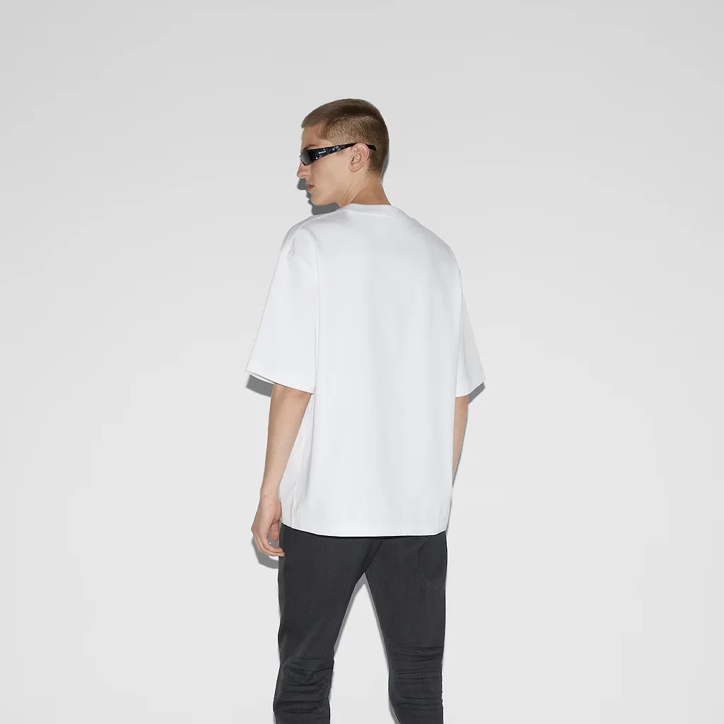 Cotton Jersey T-Shirt With Embroidery