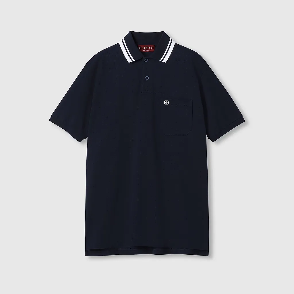 Cotton Polo Shirt With Embroidery