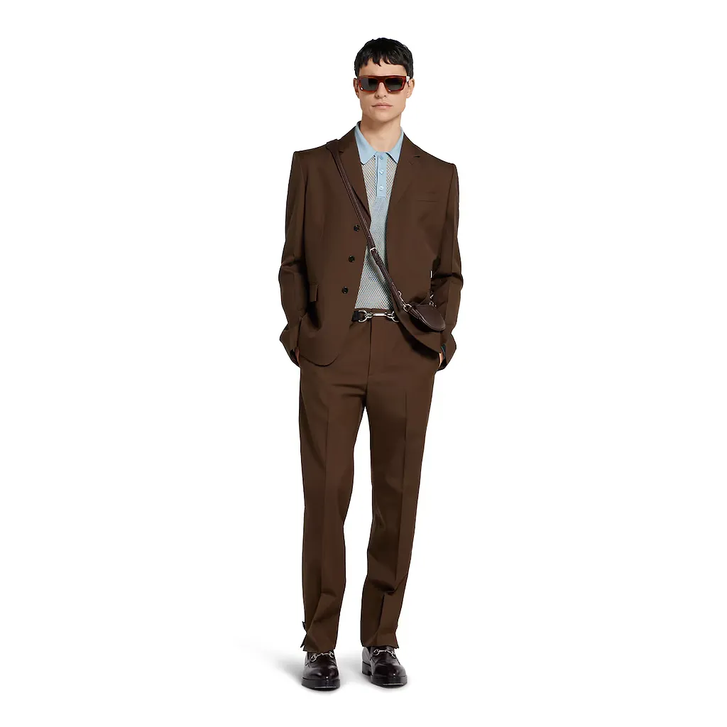 Embossed Wool Jacket
