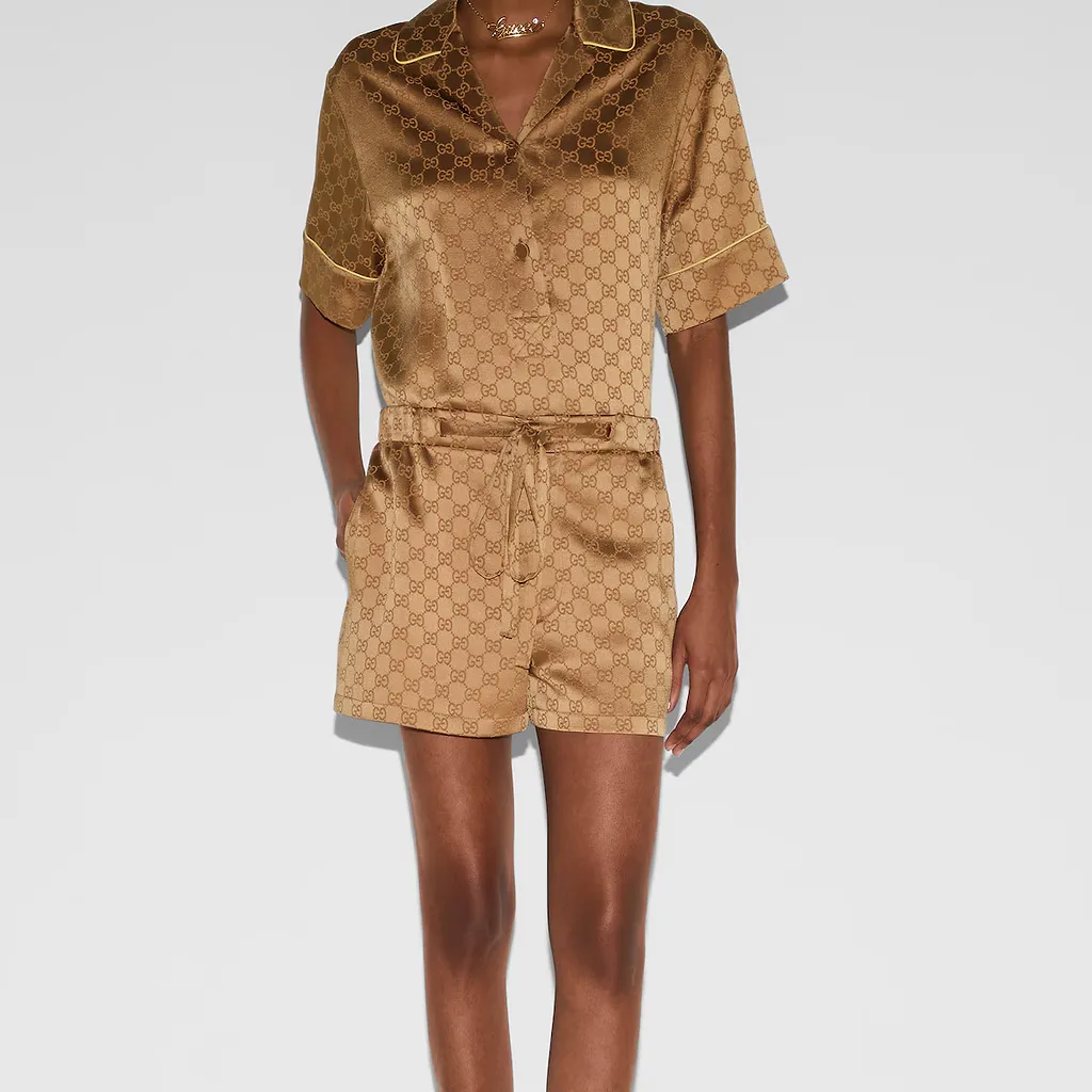Gg Satin Shorts