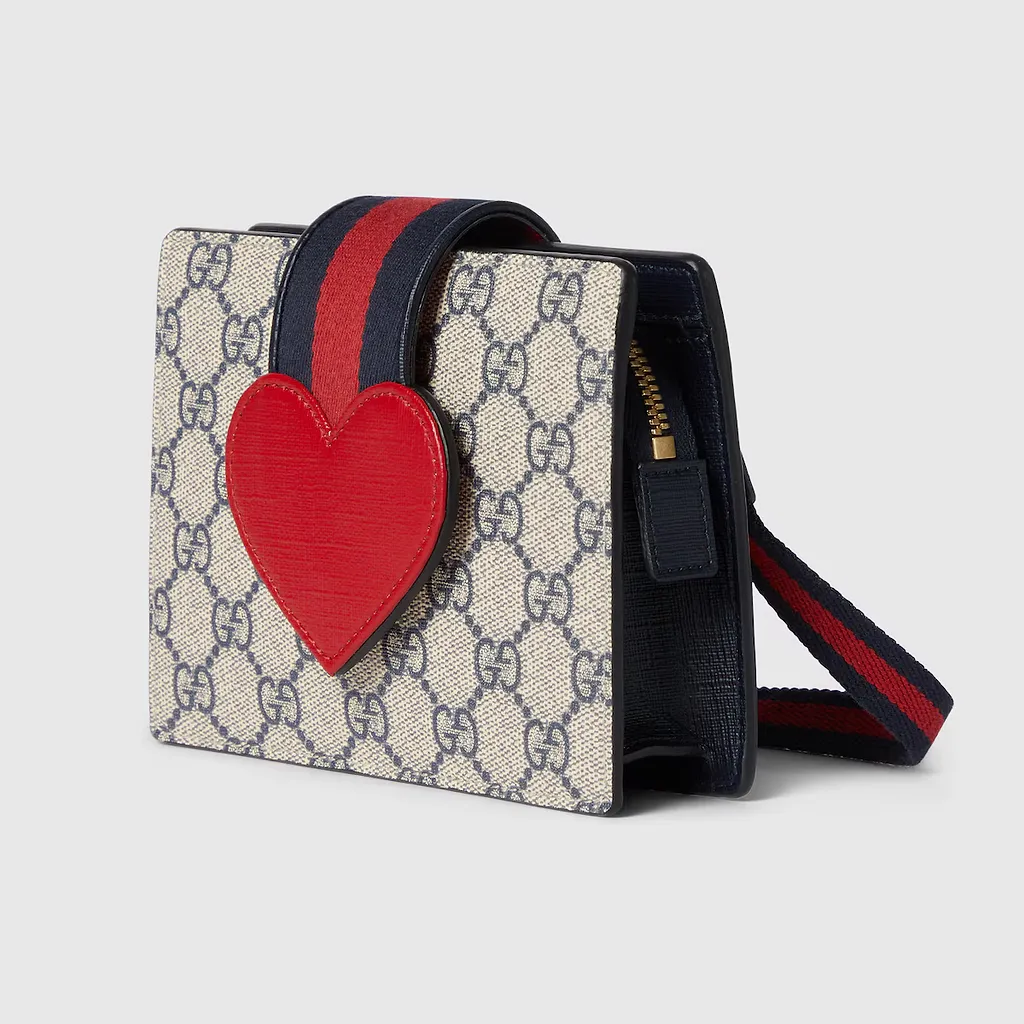 Children's Gg Handbag With Heart