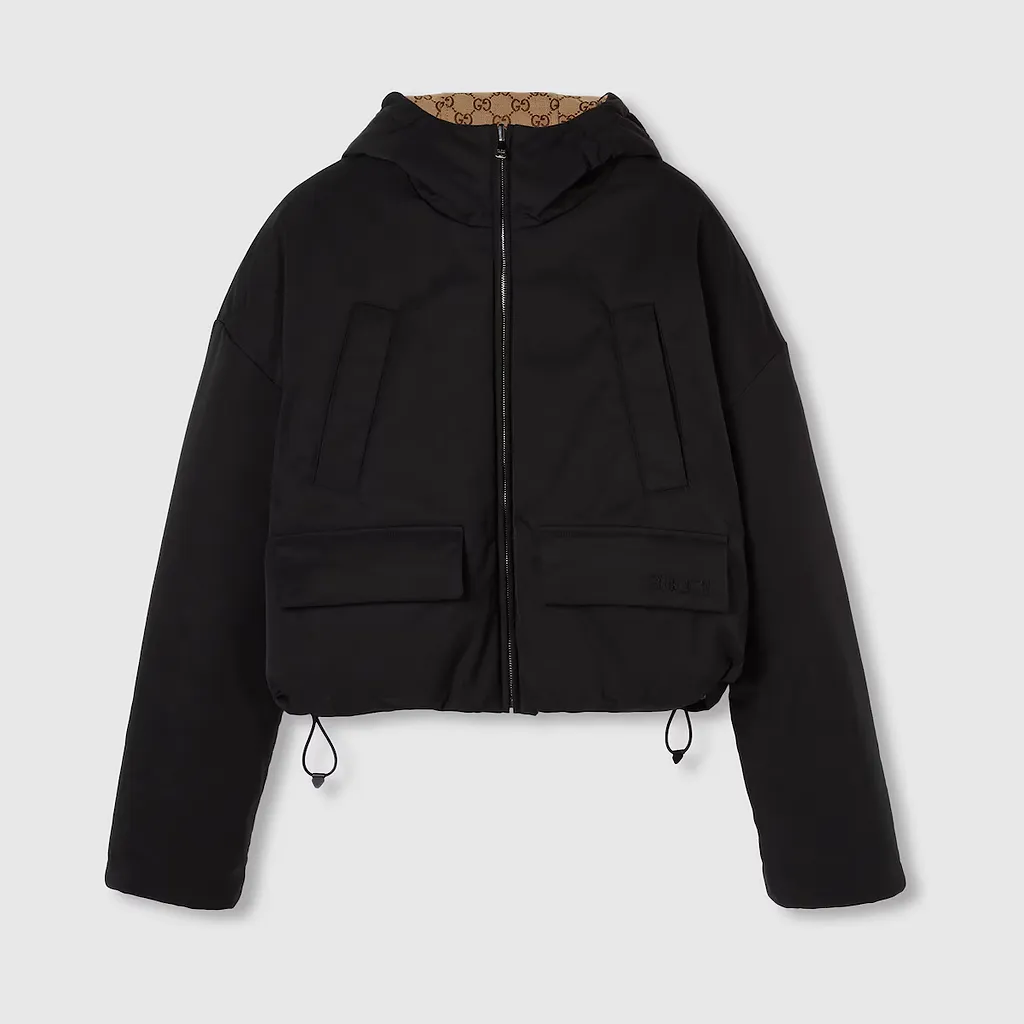 Reversible Polyester Bomber Jacket