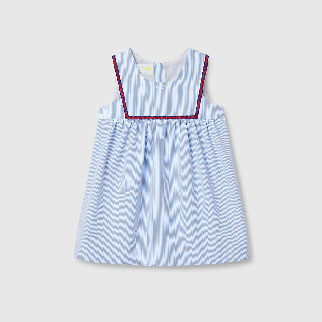 Baby Embroidered Cotton Poplin Dress