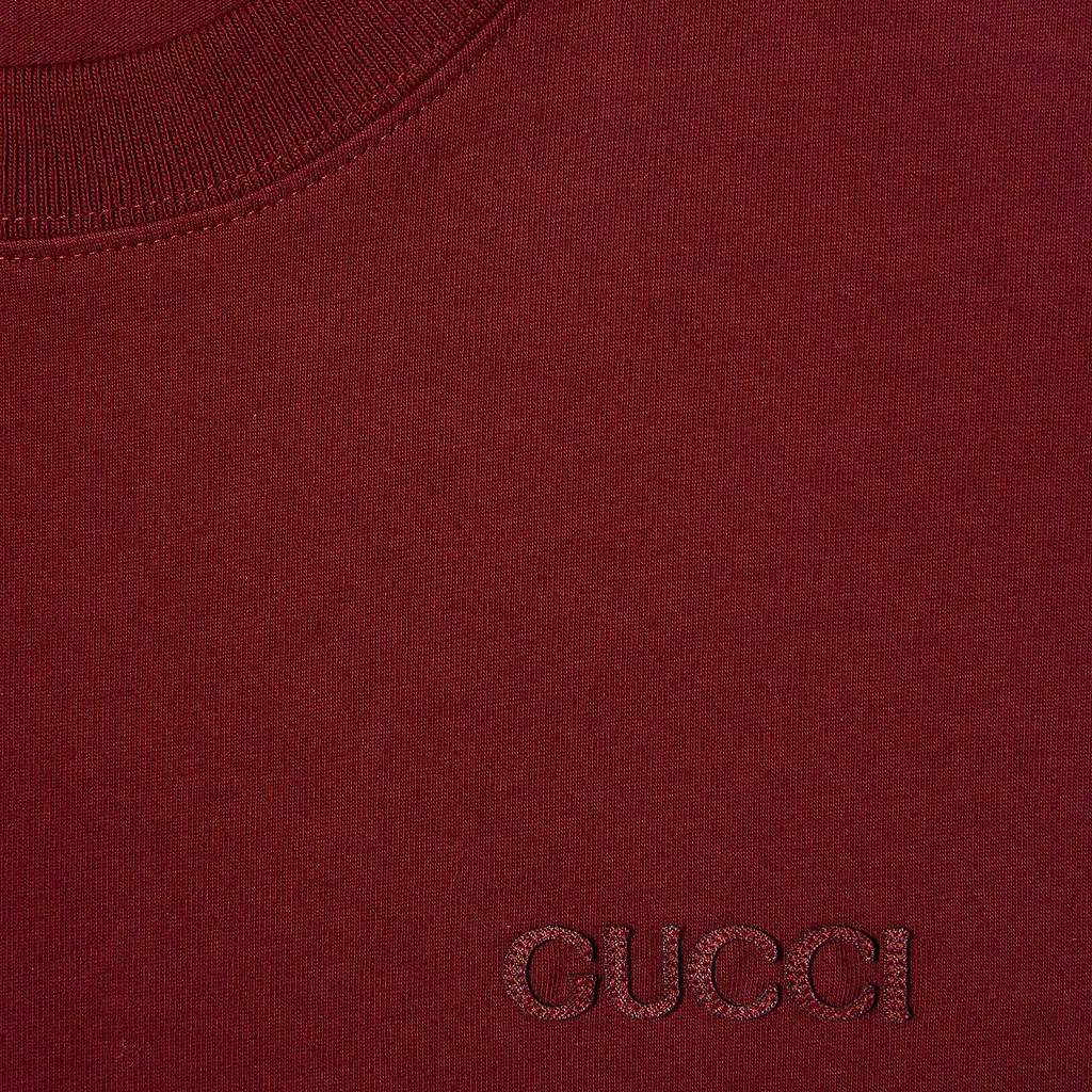 Cotton Jersey T-Shirt With Embroidery