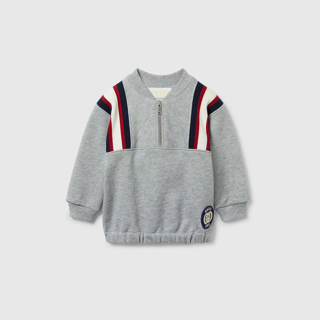 Baby Embroidered Cotton Sweatshirt