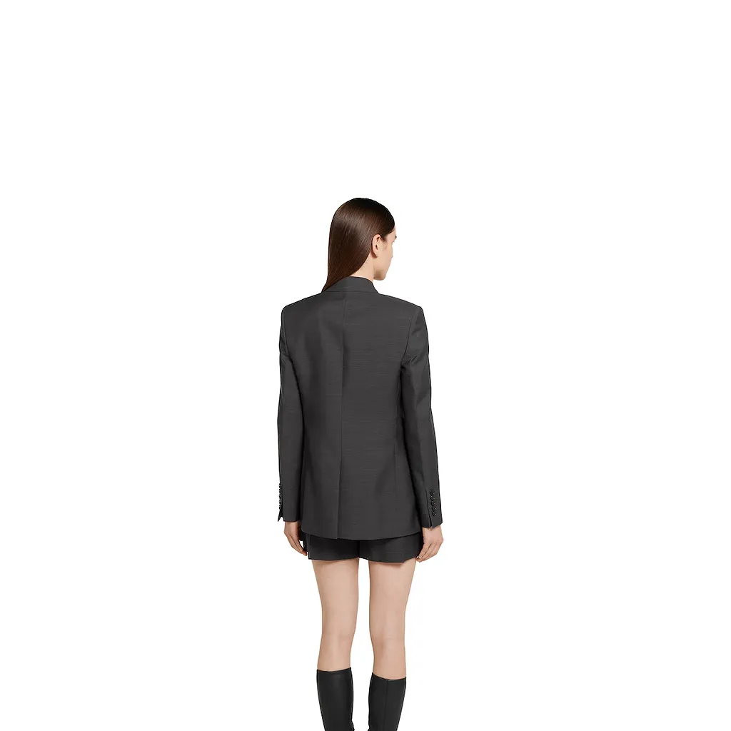 Wool Double-Breasted Jacket
