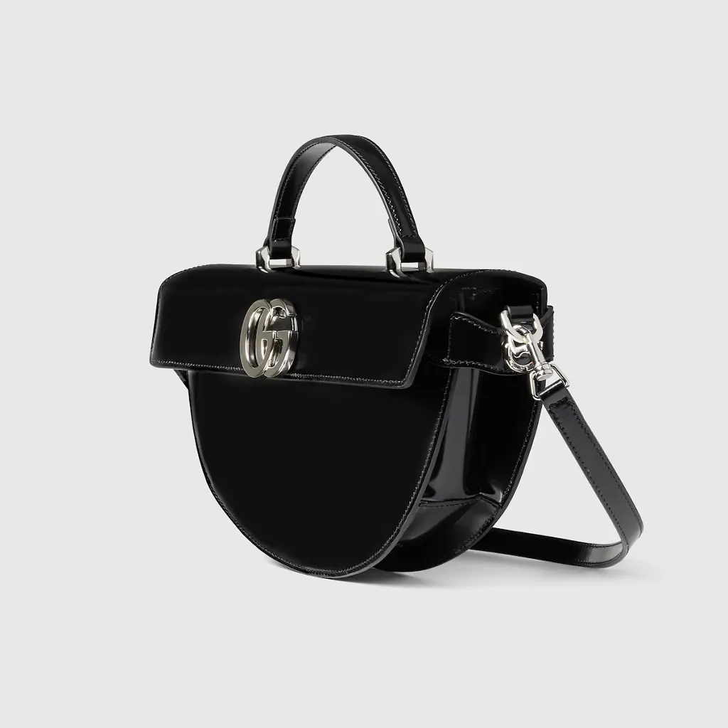 Medium Half-Moon Top Handle Bag