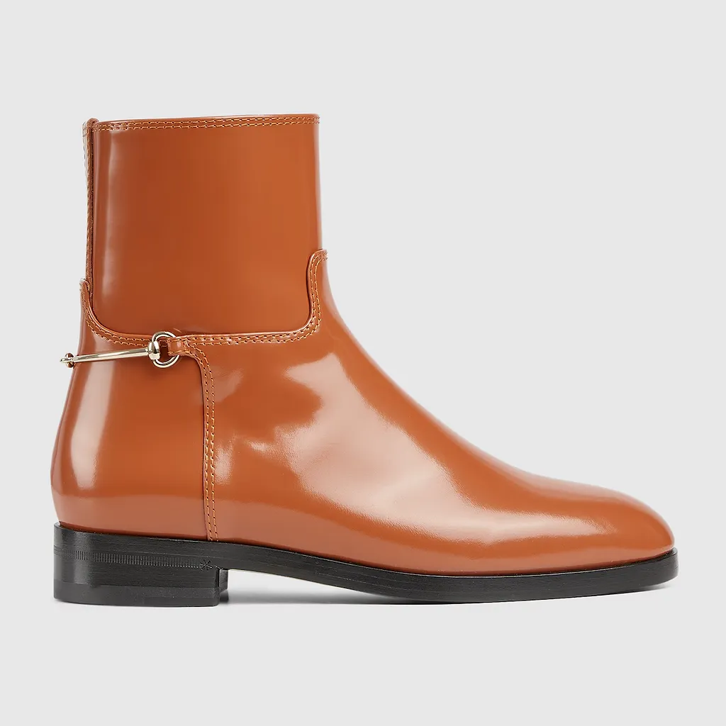 Slim Horsebit Ankle Boot