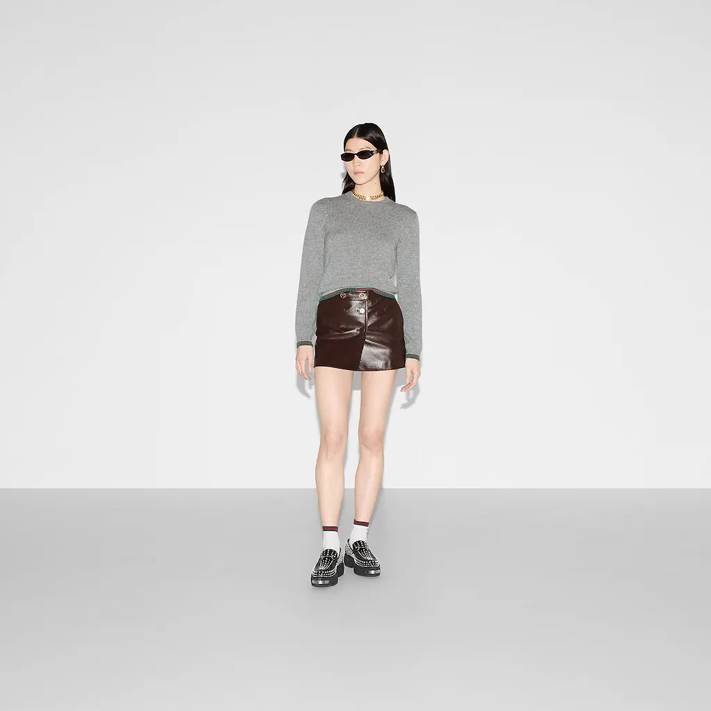 Fine Cashmere Top With Web
