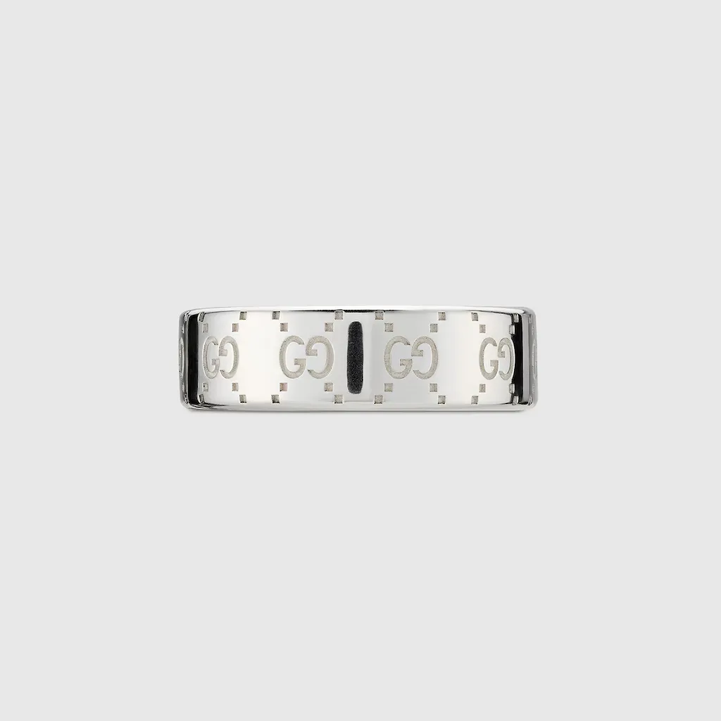 Gucci Signature Gg Wide Ring
