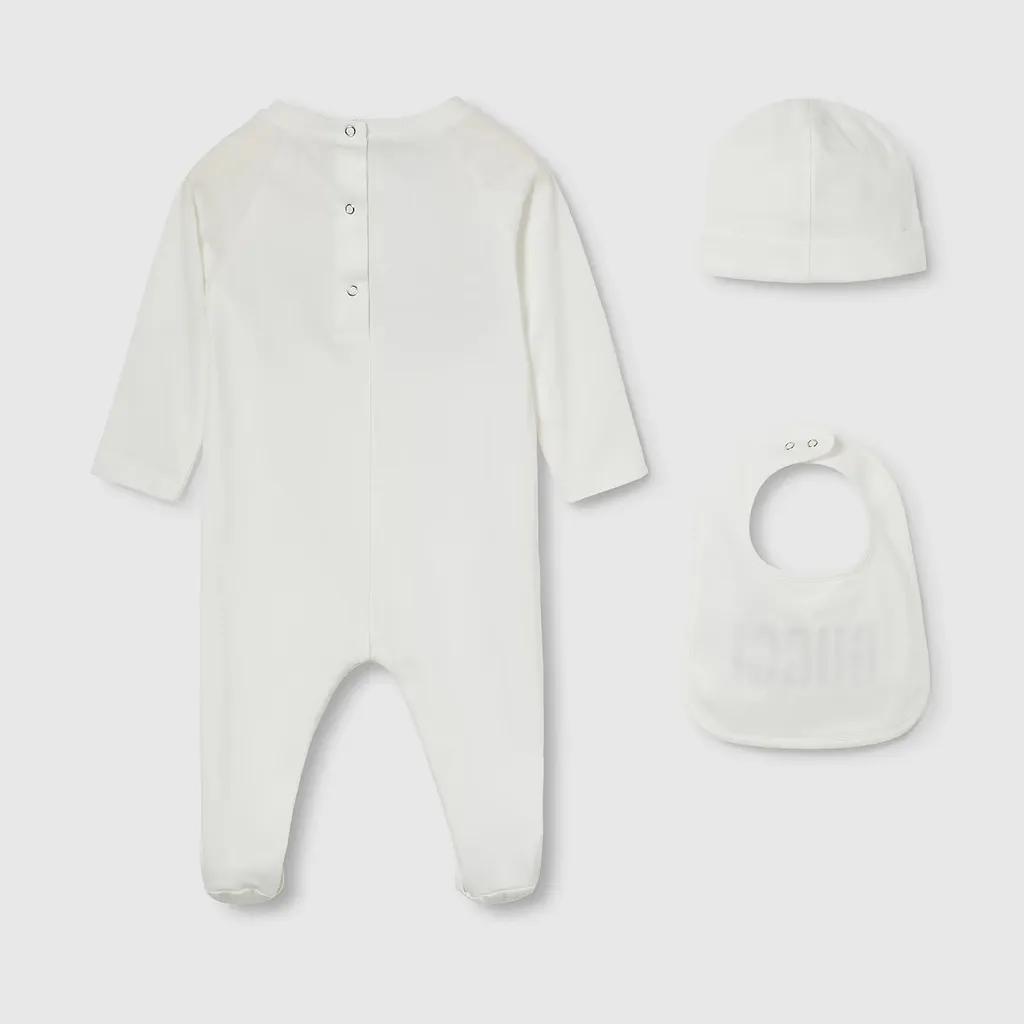 Baby Printed Three-Piece Gift Set
