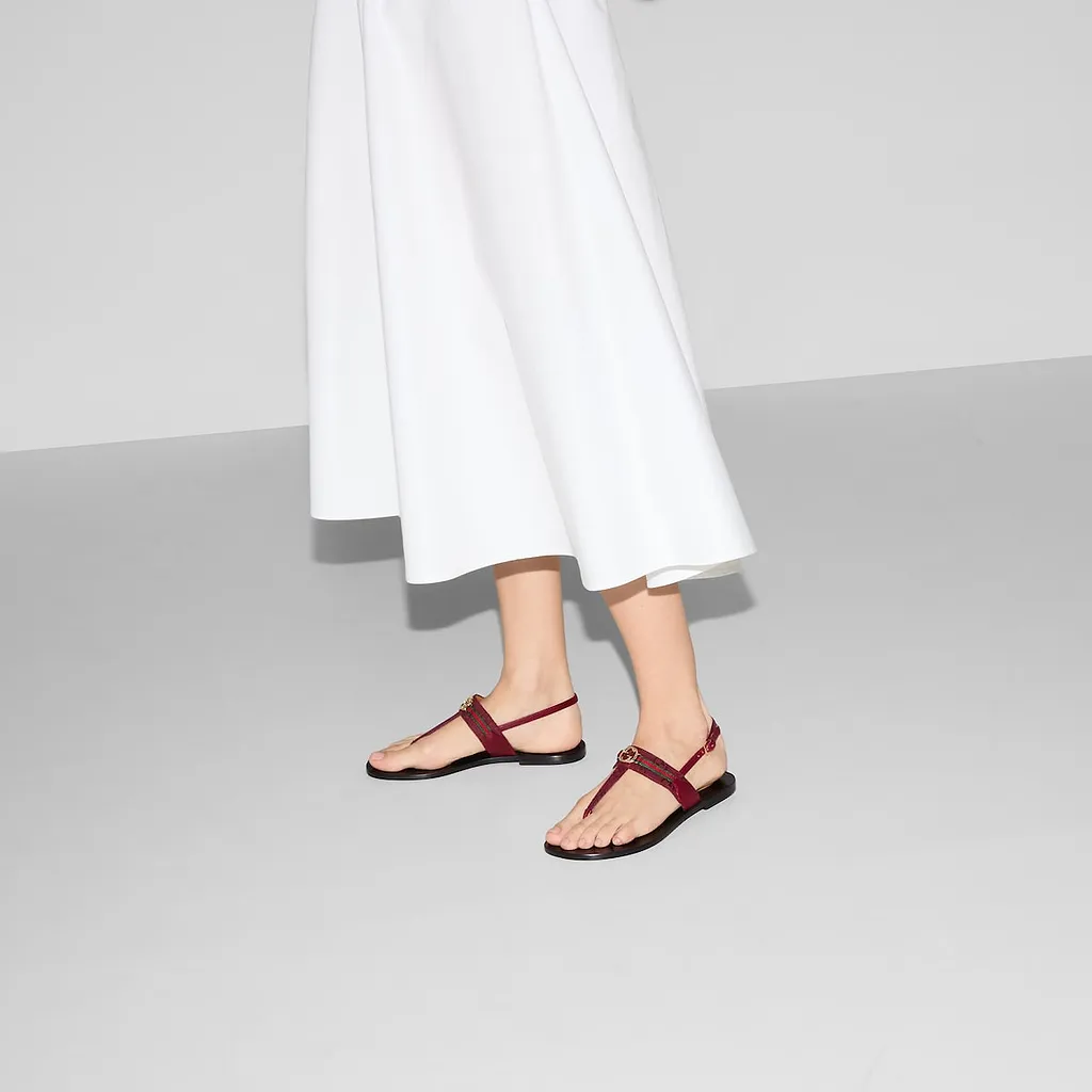 Interlocking G Web Sandal