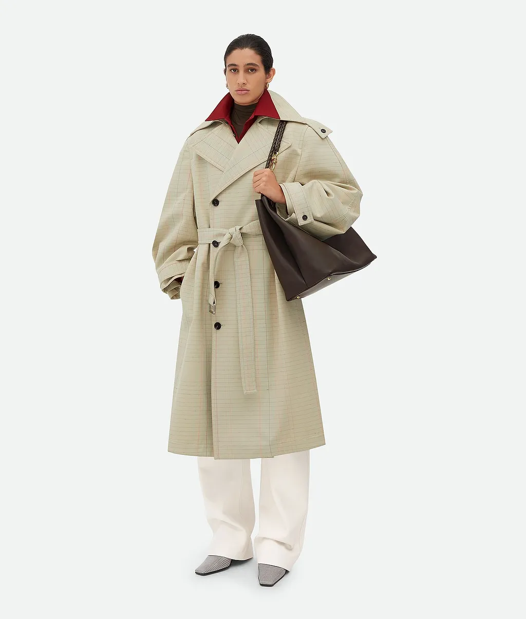 Notebook Wool Cotton Trench Coat