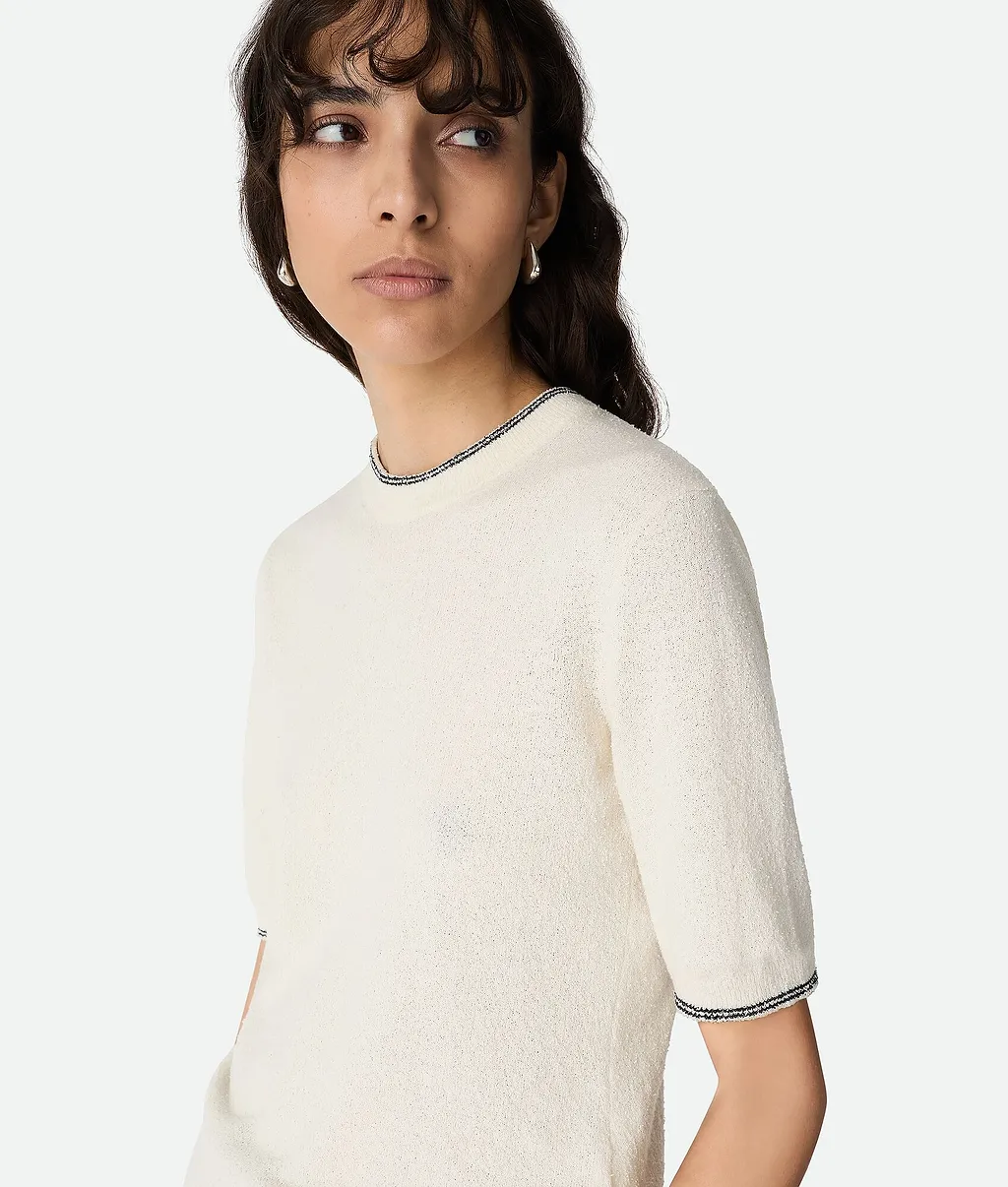 Cotton Bouclé Top