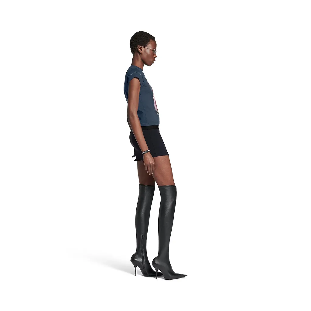 Cut Off Brief Skirt