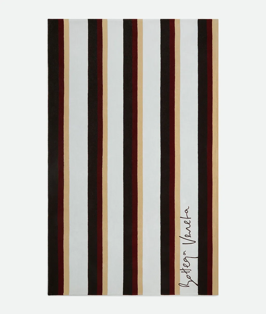 Stripe Jacquard Beach Towel