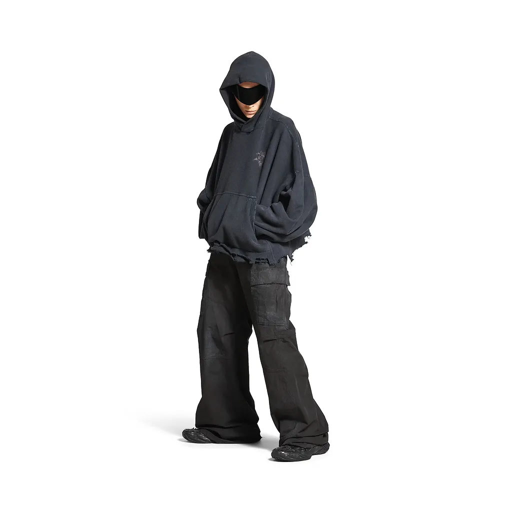 Nail Polish Cropped Hoodie