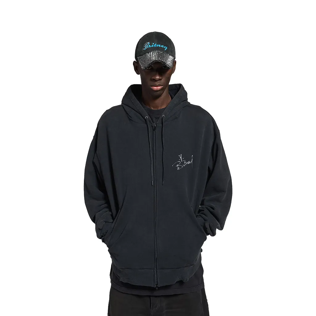 Music | Britney Spears Series Oversized Zip-Up Hoodie