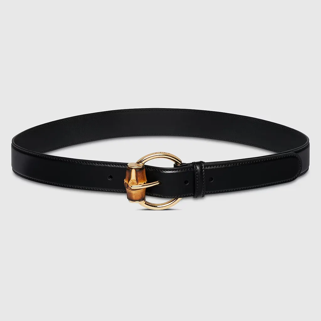 Belt With Bamboo Detail Buckle