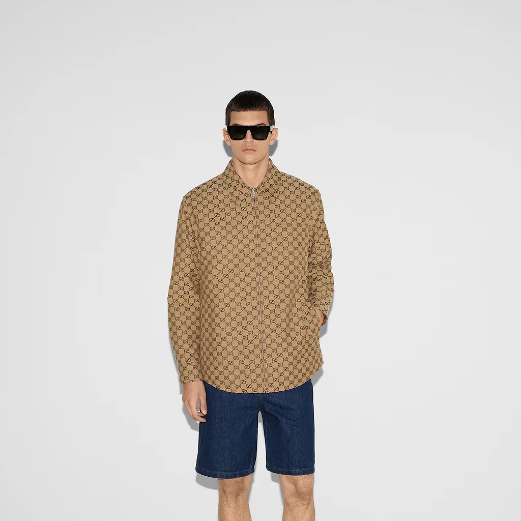 Gg Canvas Overshirt
