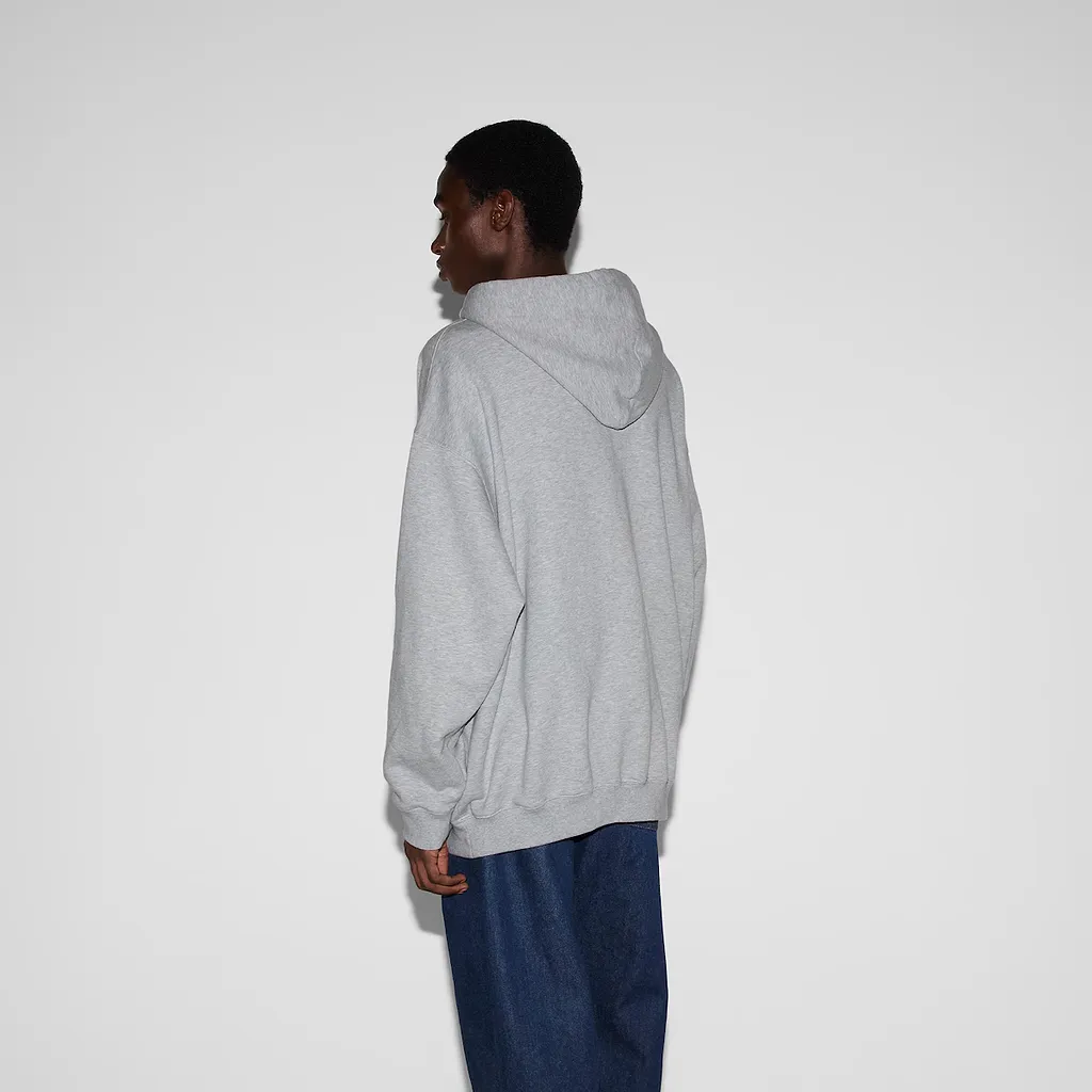 Embroidered Jersey Hooded Sweatshirt