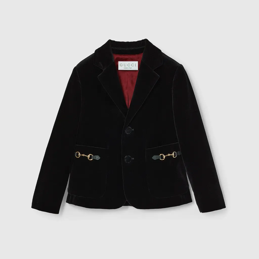 Children's Cotton Velvet Jacket