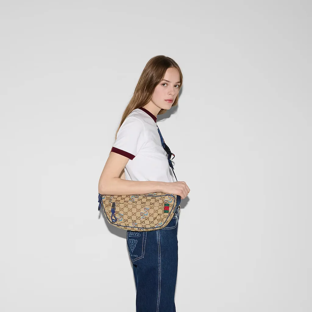 Small Embroidered Crossbody Bag