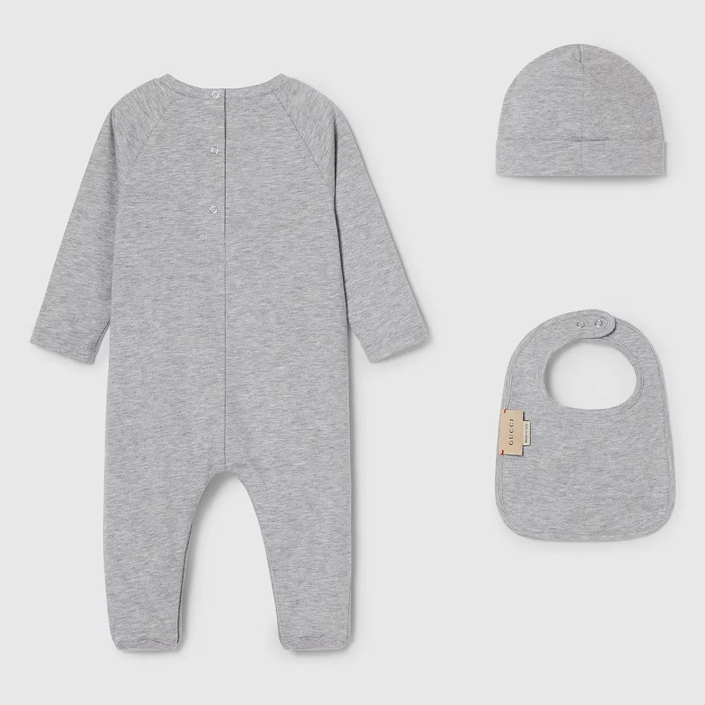 Baby Printed Three-Piece Gift Set