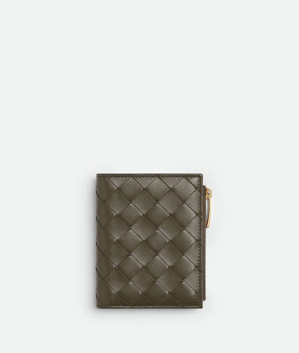 Intrecciato Small Bi-Fold Wallet