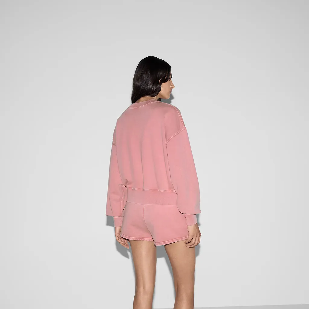 Embroidered Cotton Jersey Sweatshirt