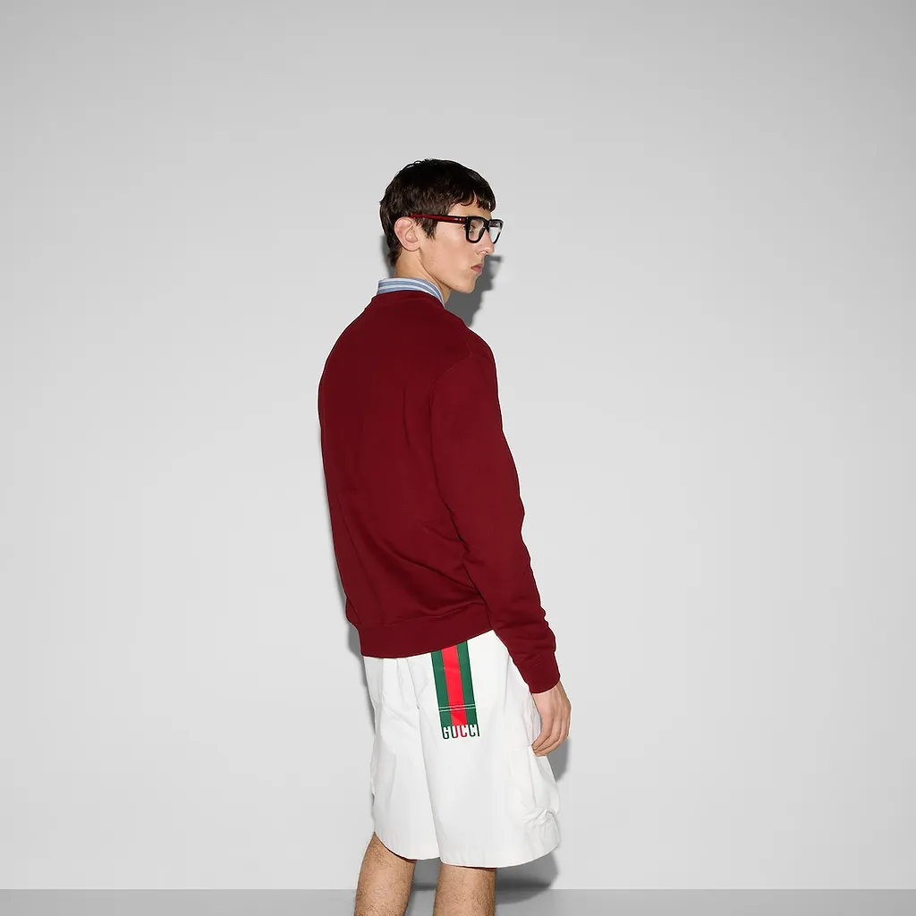 Embroidered Cotton Jersey Sweatshirt