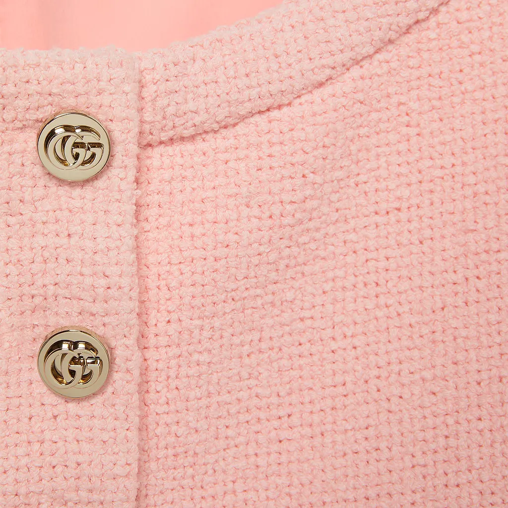 Cotton Tweed Mini Dress