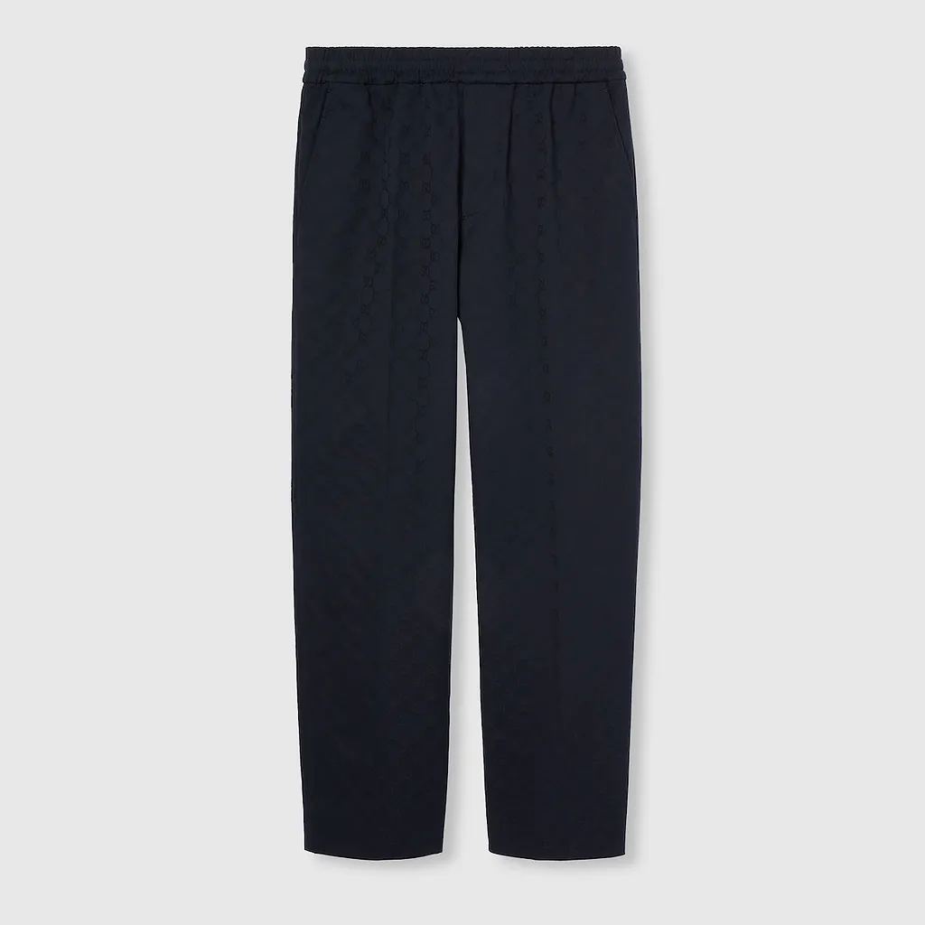 Gg Cottton Gabardine Pant