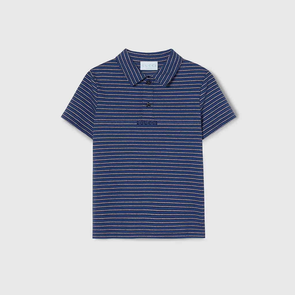 Children's Cotton Jersey Polo Shirt