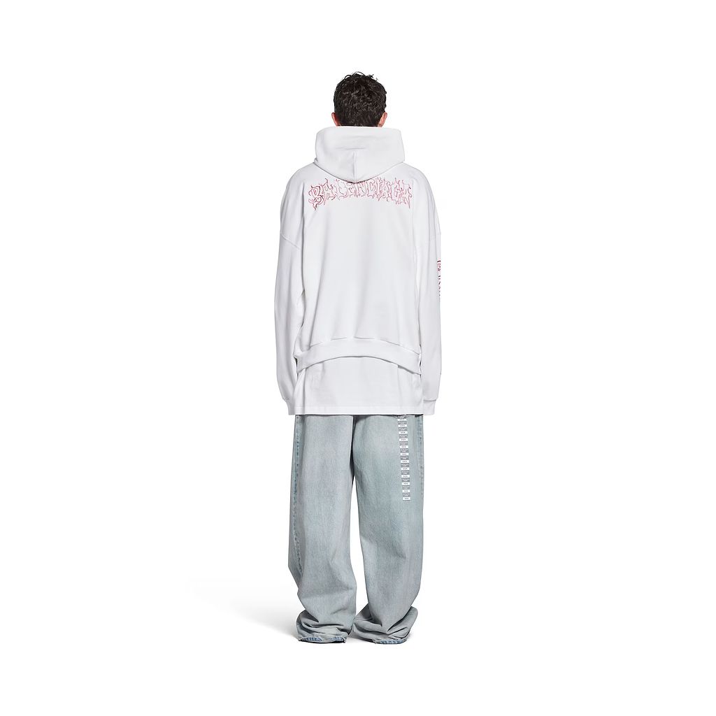 Diy Metal Outline Hoodie Oversized