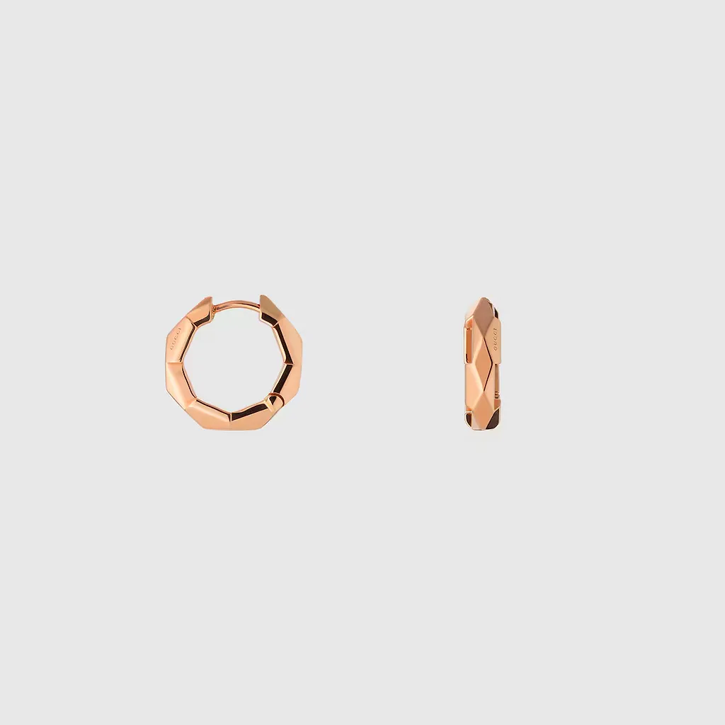 Gucci Link To Love 18K Studded Earrings