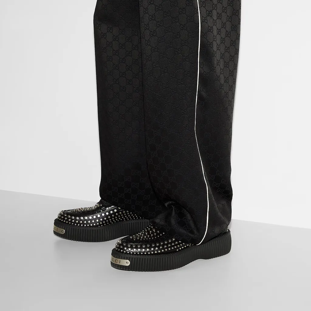 Gg Satin Jogging Trouser