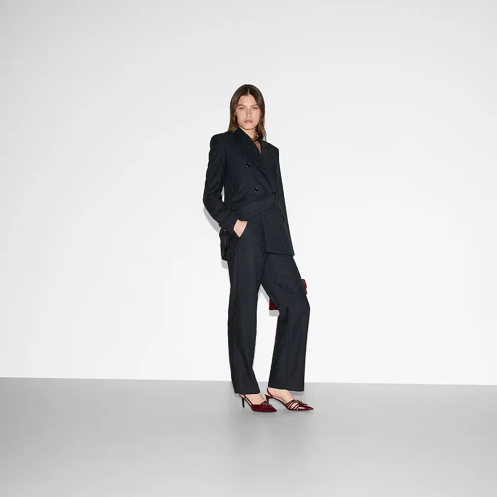 Gg Wool Pant