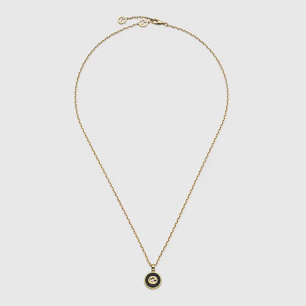 Gucci Interlocking 18K Chain Necklace