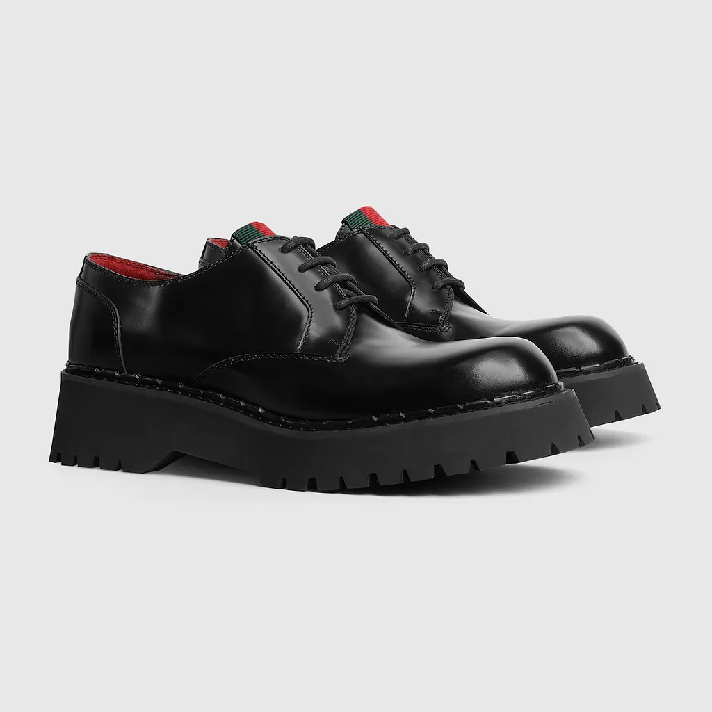 Lace-Up Shoe With Web