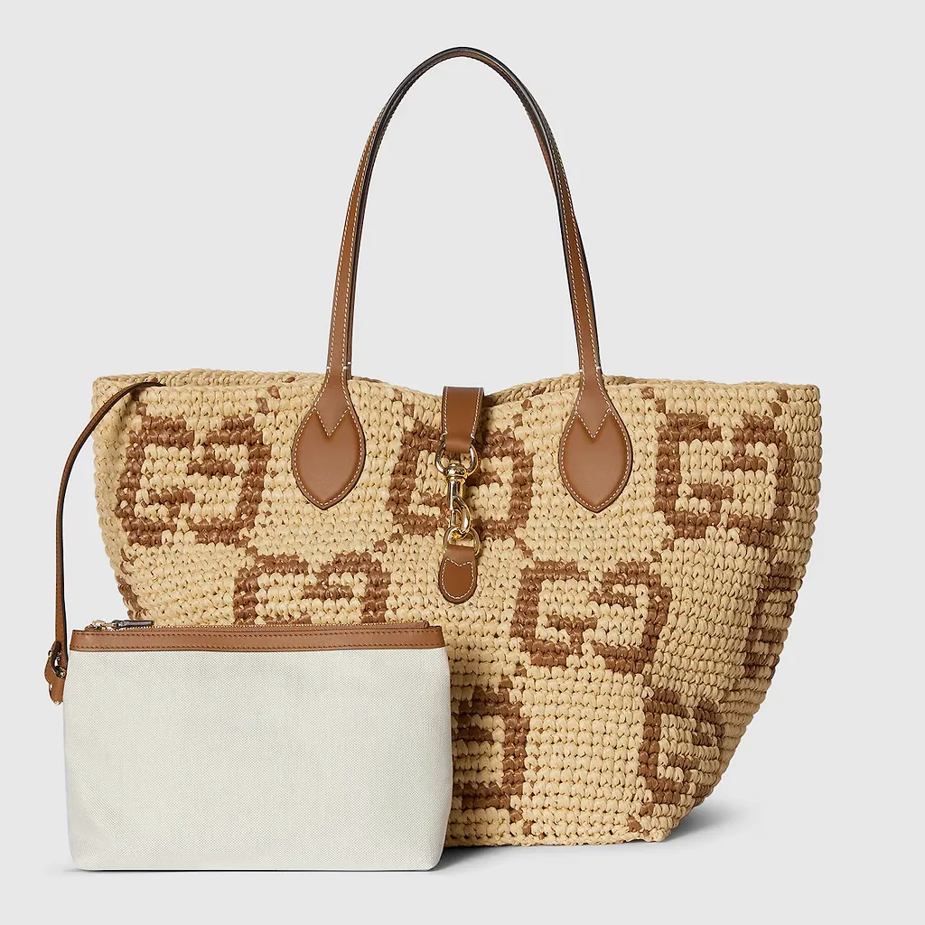 Woven Medium Tote Bag