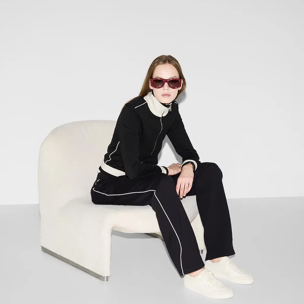 Cotton Fleece Zip Jacket