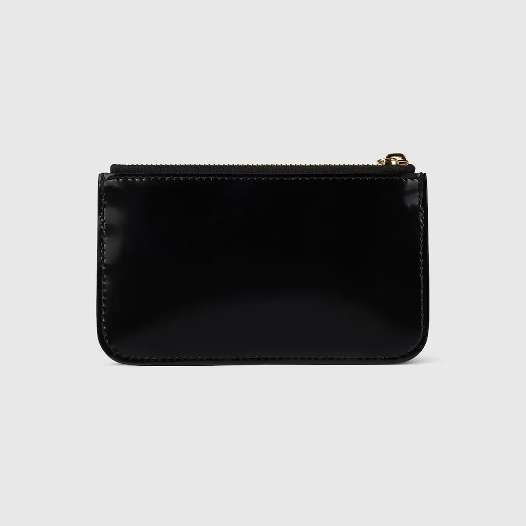 Zip Key Case With Bamboo