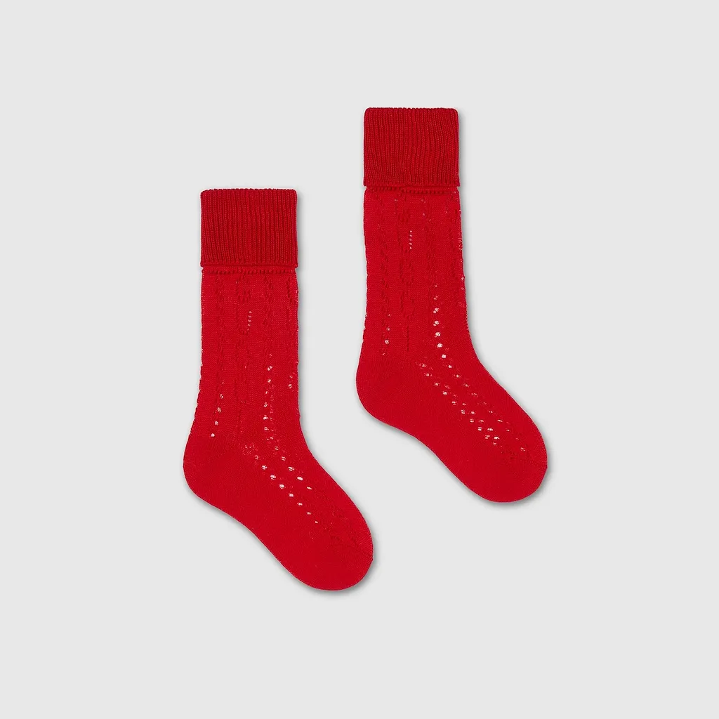 Baby Gucci Knit Cotton Socks